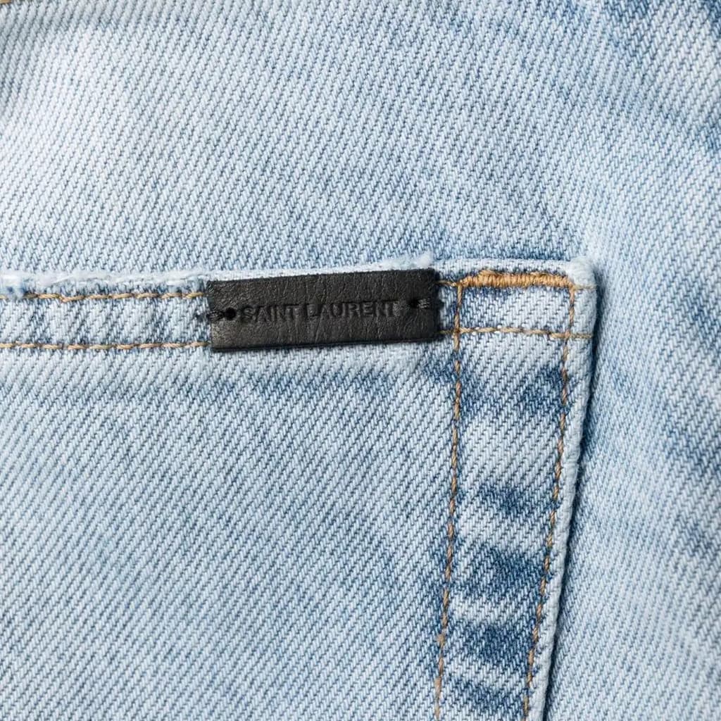 Джинсы SAINT LAURENT SS22 - изображение 6