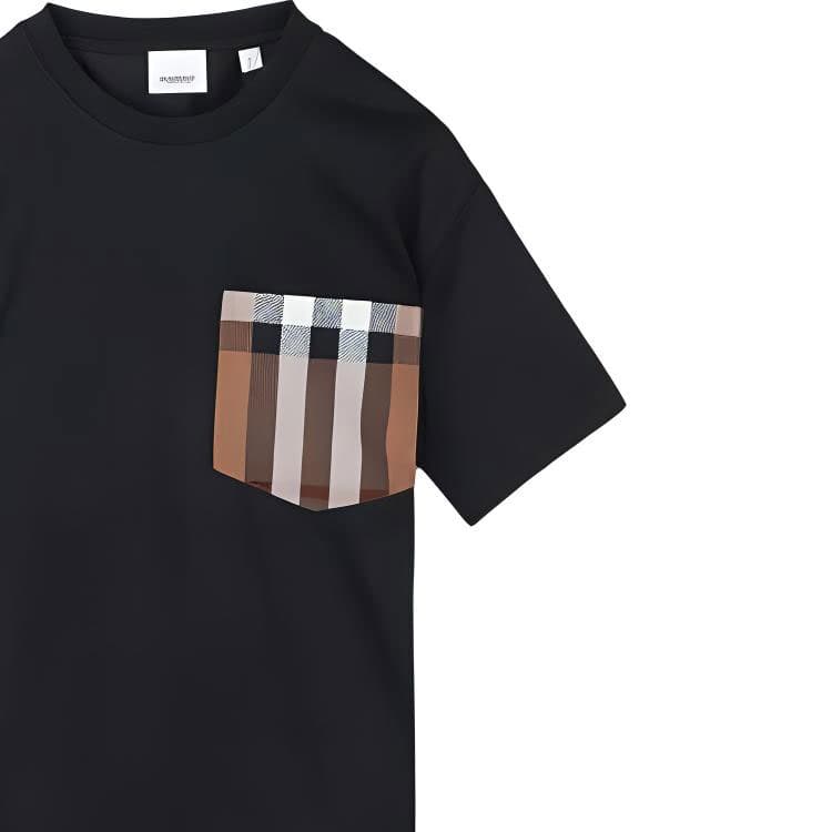 Футболка Burberry Черные Женские Футболки - изображение 5
