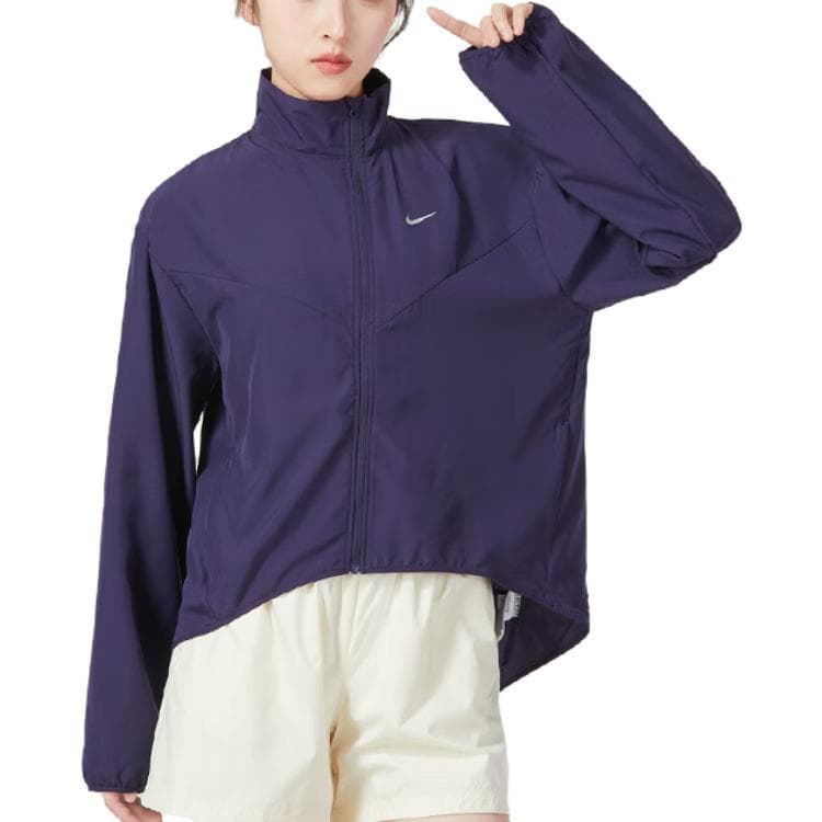 Куртка NIKE Фиолетовые Женские Куртки - изображение 2