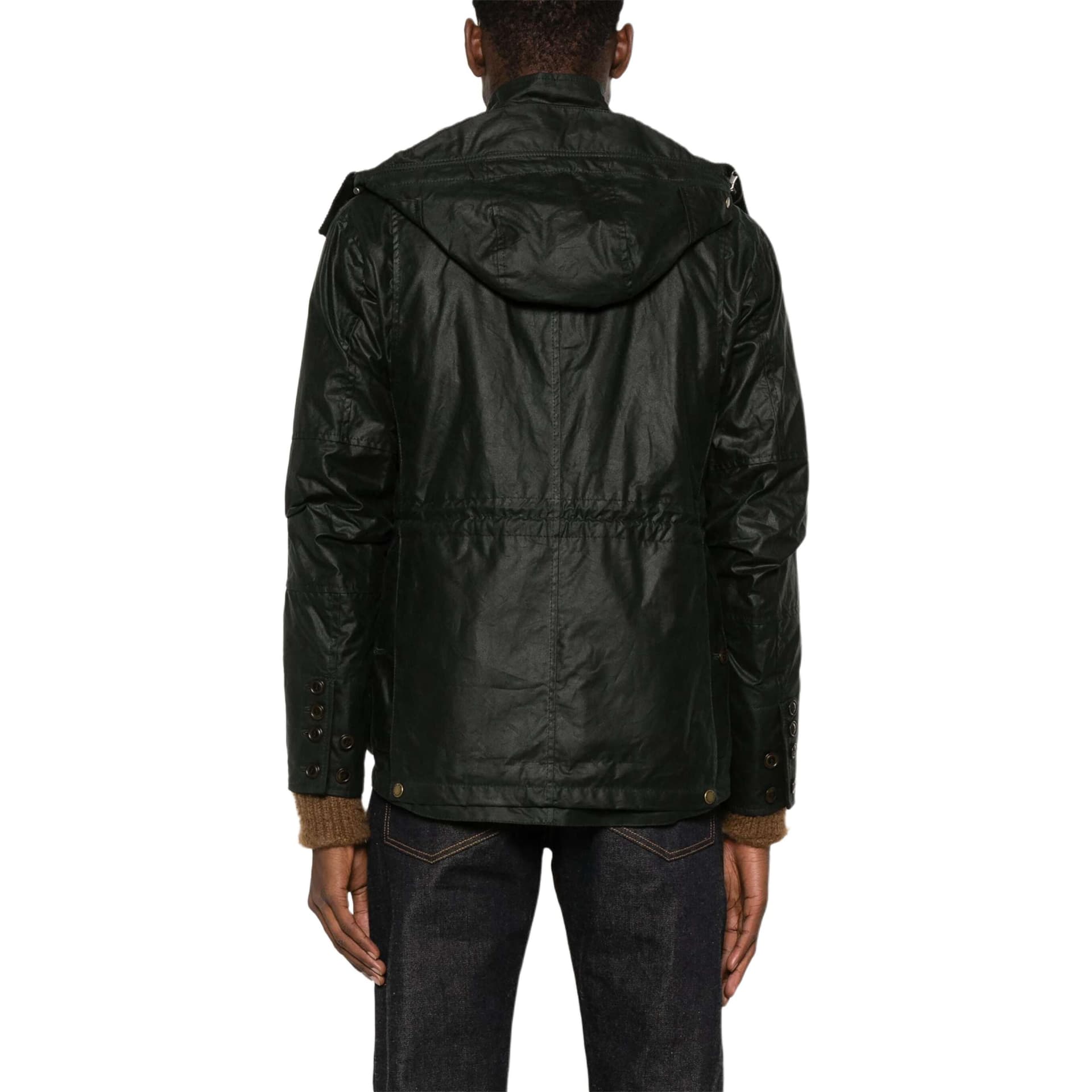 Куртка Barbour x To KI To Outland FW24 Куртки и Пальто Мужской Темно-зеленый - изображение 3