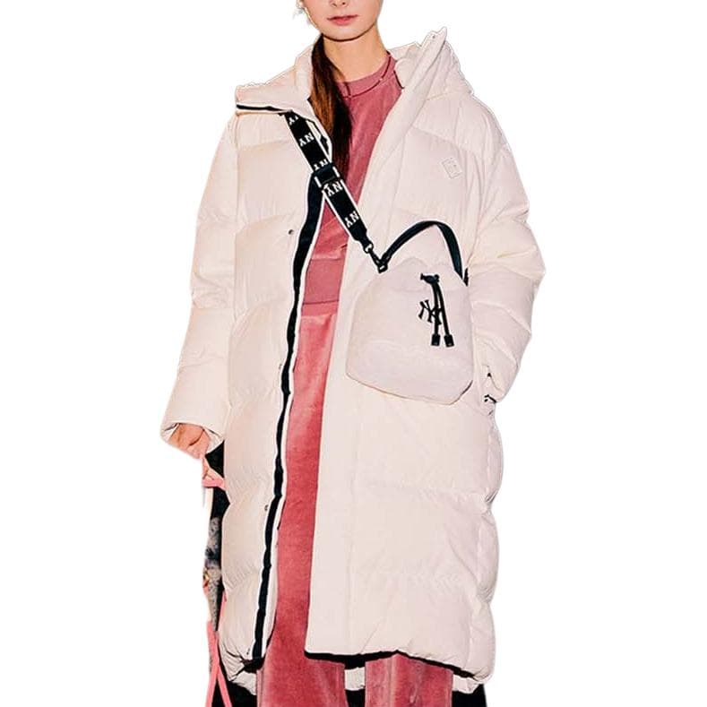 Зимняя куртка MLB FW22 White Hooded Down Jacket - изображение 3
