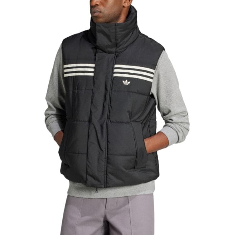 Жилет Adidas Originals 70s С вкладышами GILET Жилет Мужской Черный - изображение 2