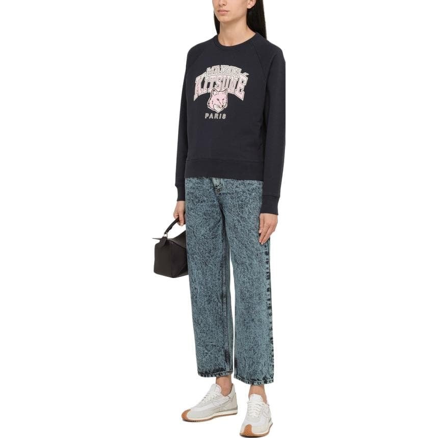 Худи Maison Kitsune Толстовка женская морской синий - изображение 4
