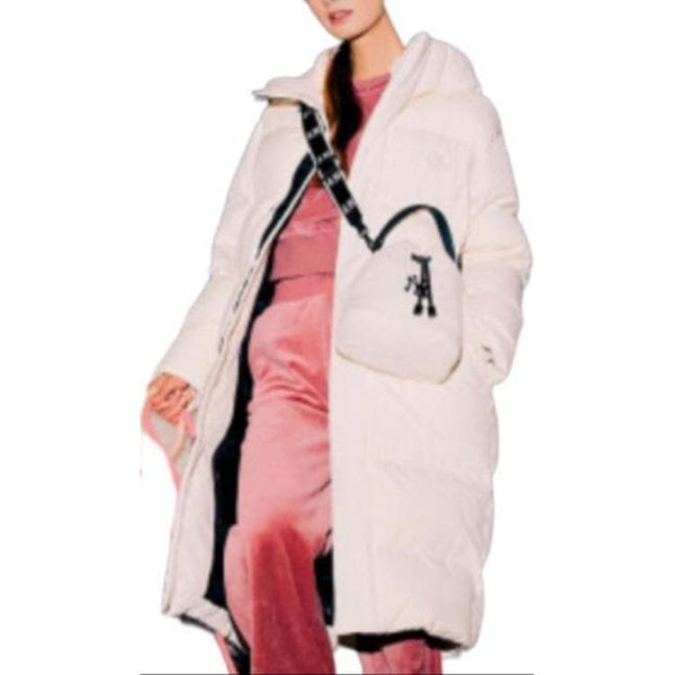 Зимняя куртка MLB FW22 White Hooded Down Jacket - изображение 4
