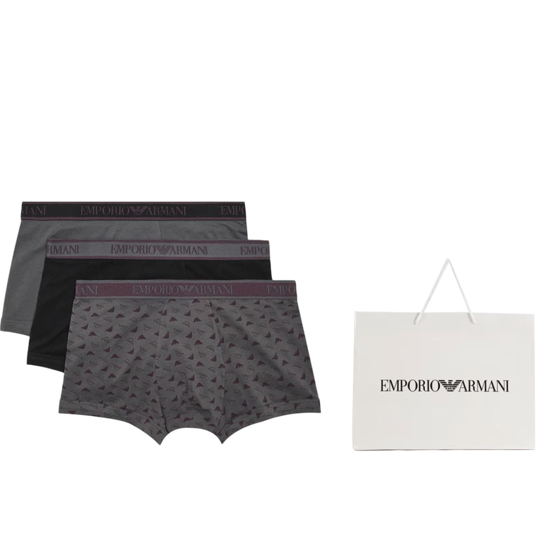 Трусы EMPORIO ARMANI EA7 SS24 Трусы Мужские 3 упаковки - изображение 8