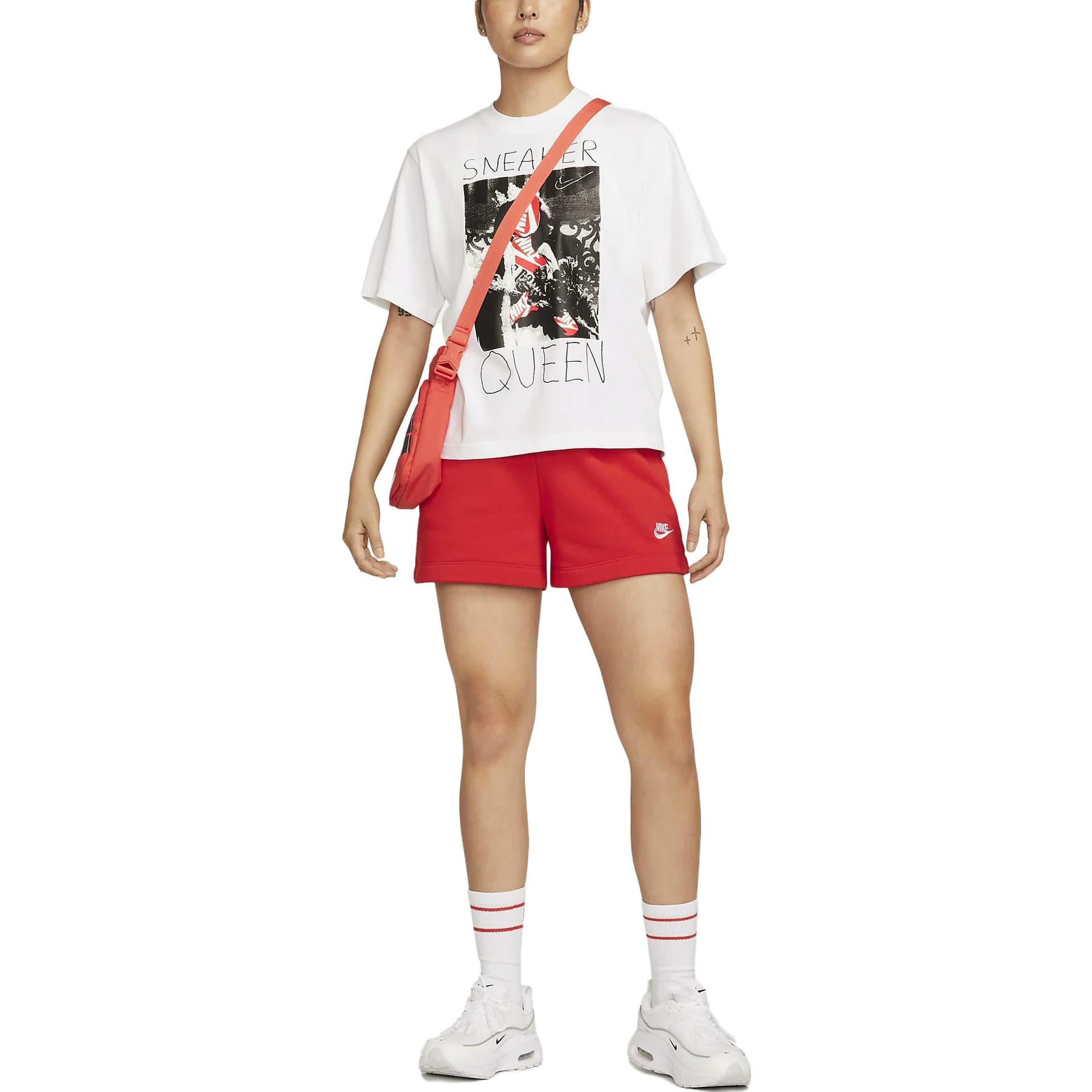 Футболка NIKE Белые Женские Футболки - изображение 3