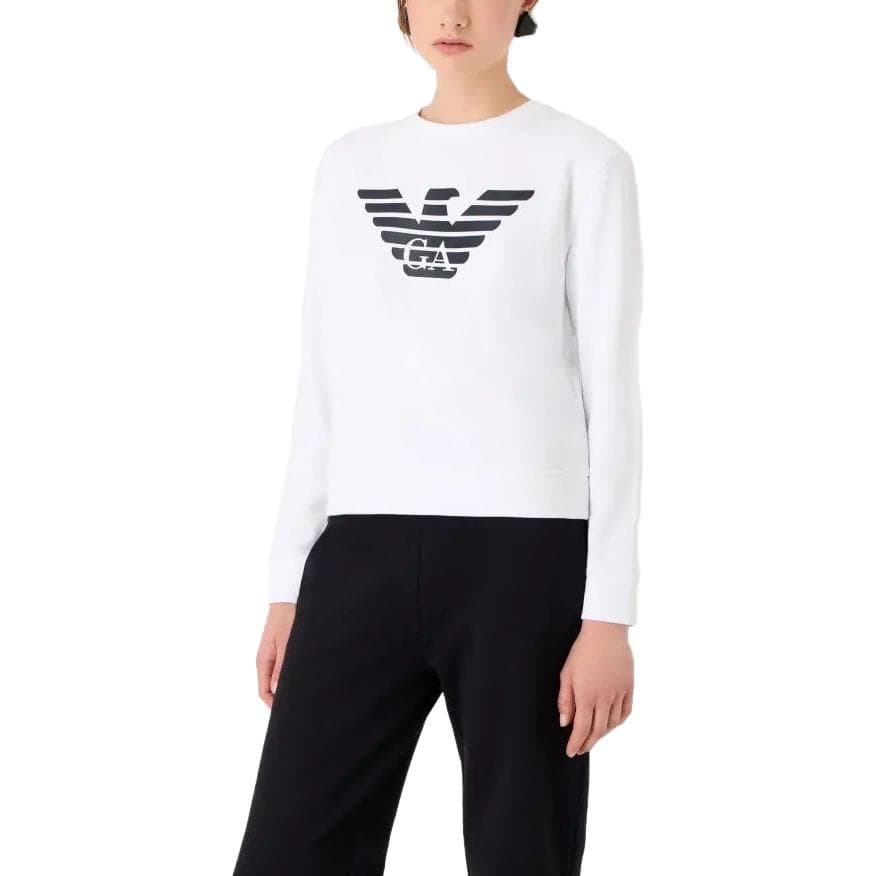 Худи EMPORIO ARMANI Белый Женские Толстовка - изображение 3