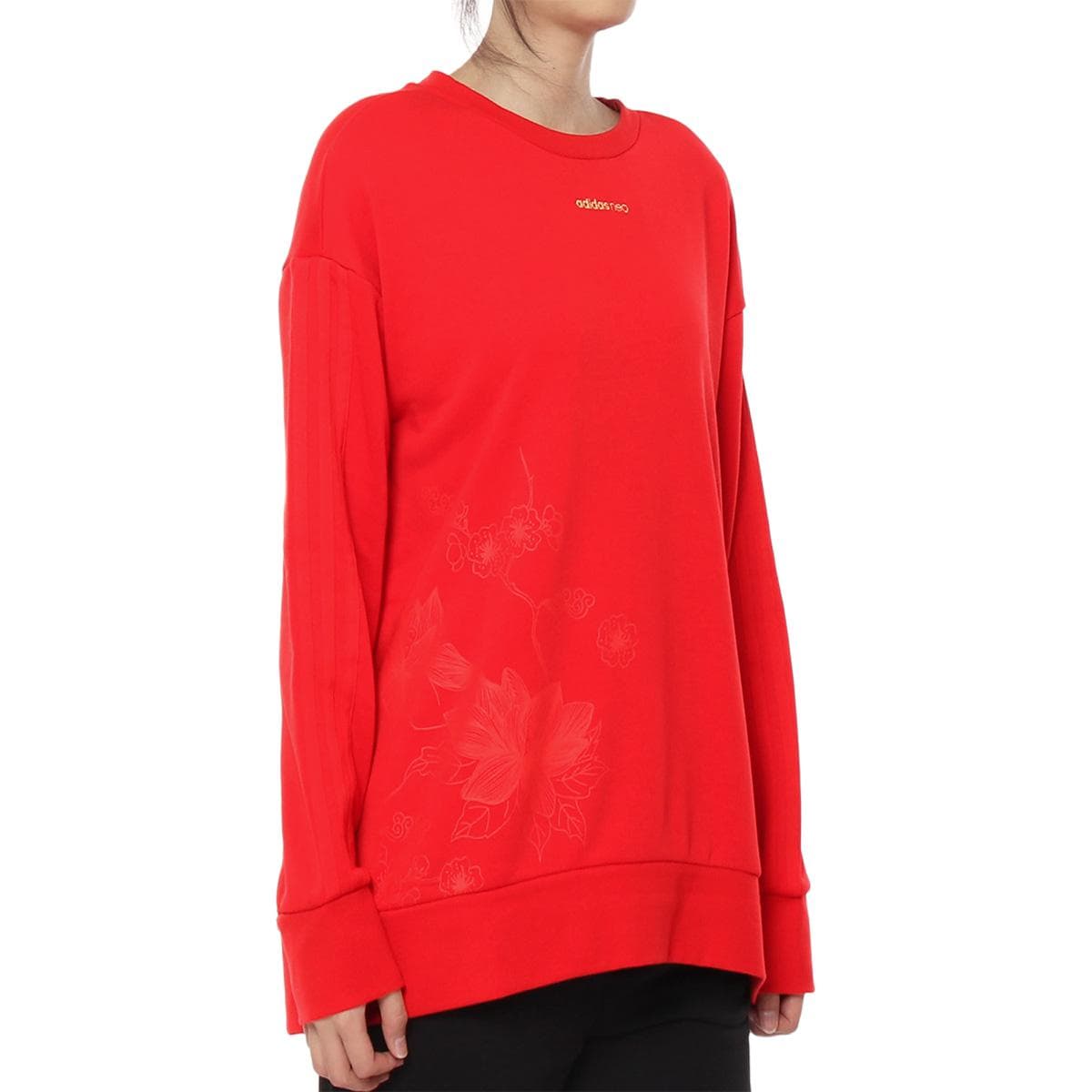 Худи Adidas Neo Толстовка Женское Красное - изображение 5