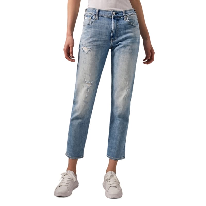 Джинсы Calvin Klein Джинсы Женские Джинсовый Светло-Синий - изображение 3