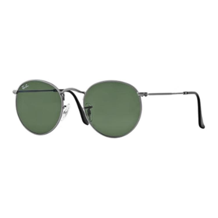 Солнцезащитные очки RayBan Металлические Круглые Солнцезащитные Очки Унисекс Серые - изображение 1