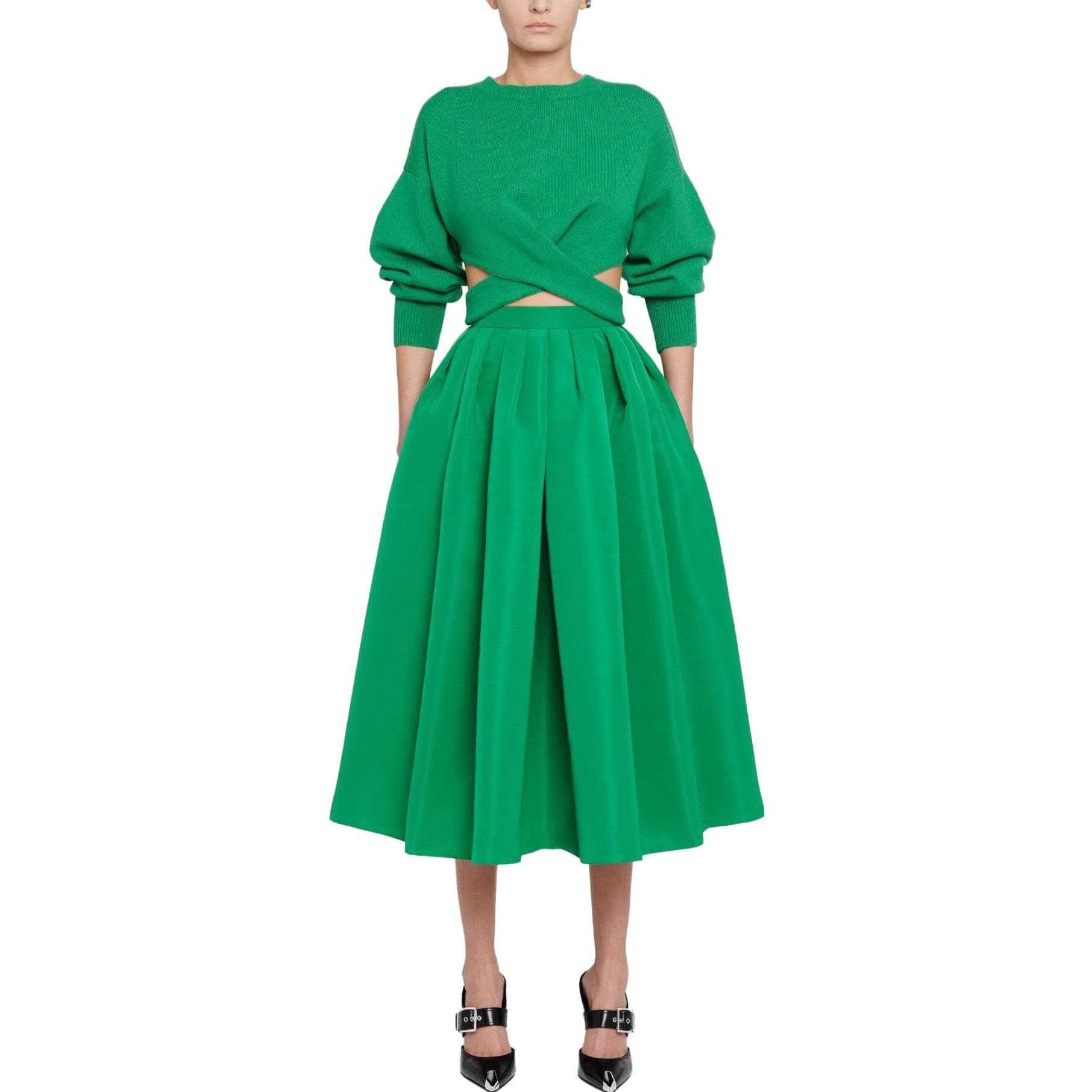 Кофта Alexander McQueen Зеленый Женский Трикотаж - изображение 2
