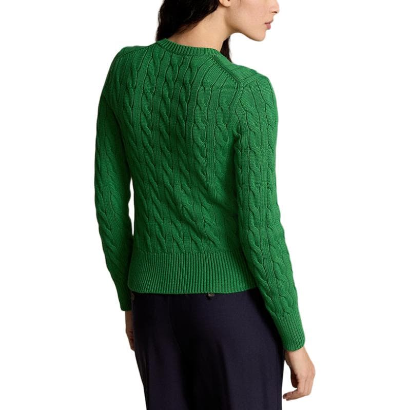 Кофта Polo Ralph Lauren SS24 Трикотаж Облегающий Женские Зелёный - изображение 4