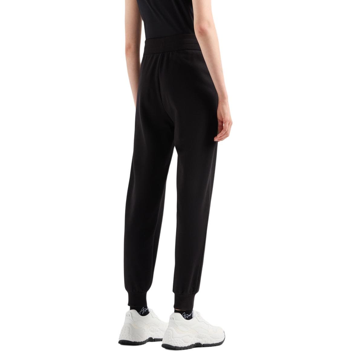 Штаны ARMANI EXCHANGE SS24 Повседневные штаны Женские Черные - изображение 5