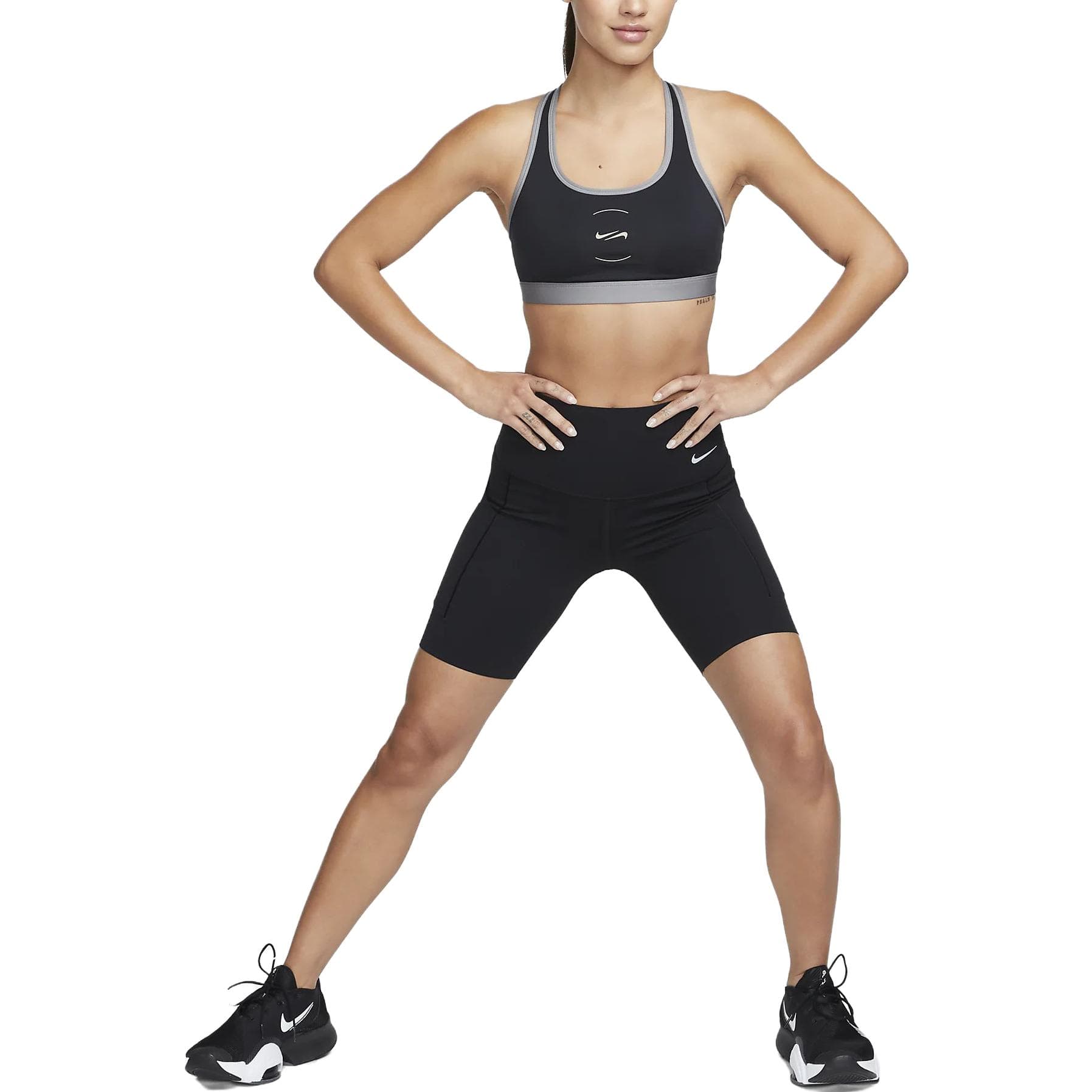 NIKE Dri Fit Черное Женское Спортивное Белье - изображение 3