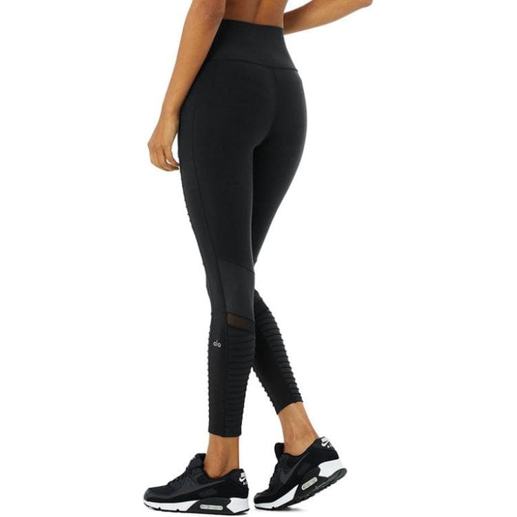 Alo Yoga Moto Leggings Black - изображение 4