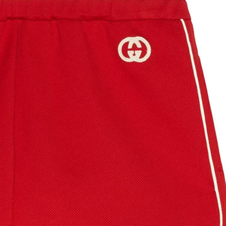 Шорты Gucci SS21 Knit Shorts Red - изображение 2