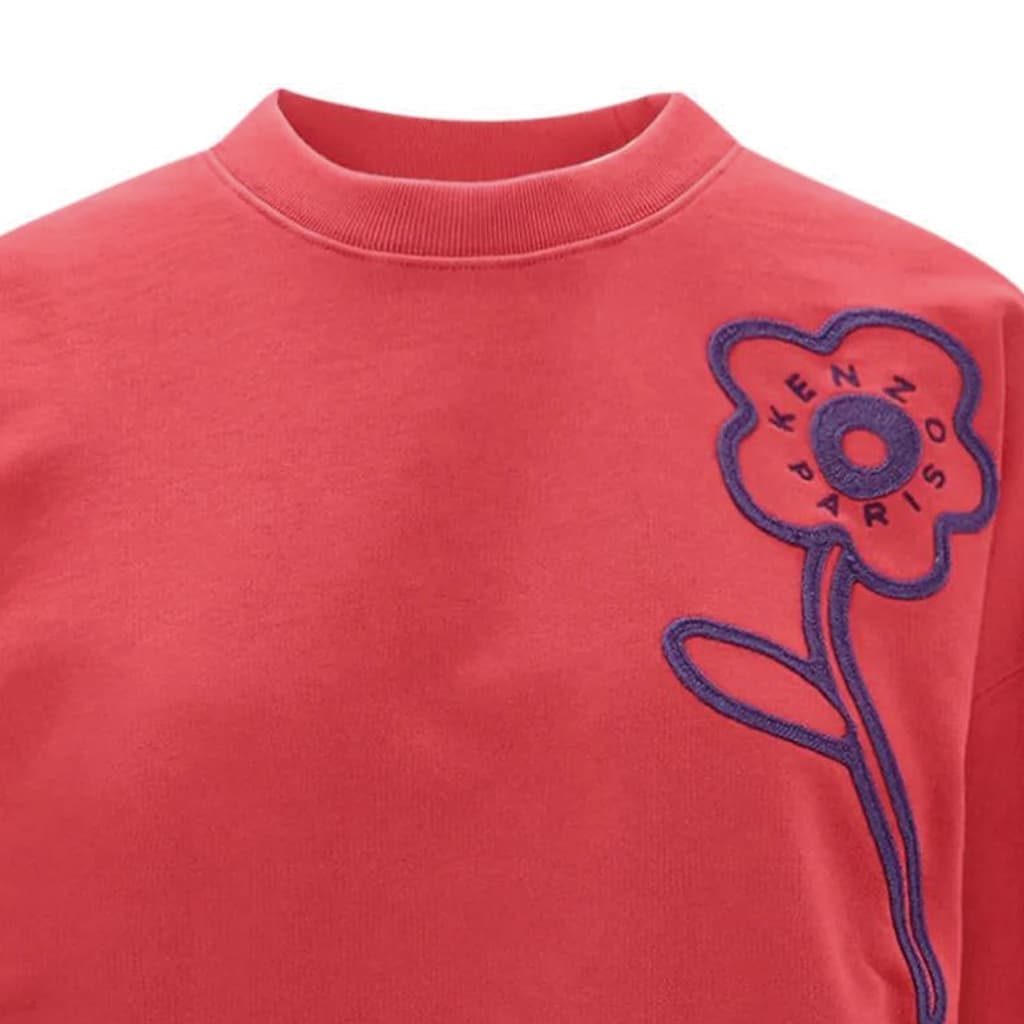 Худи KENZO Женская Толстовка красного цвета - изображение 5