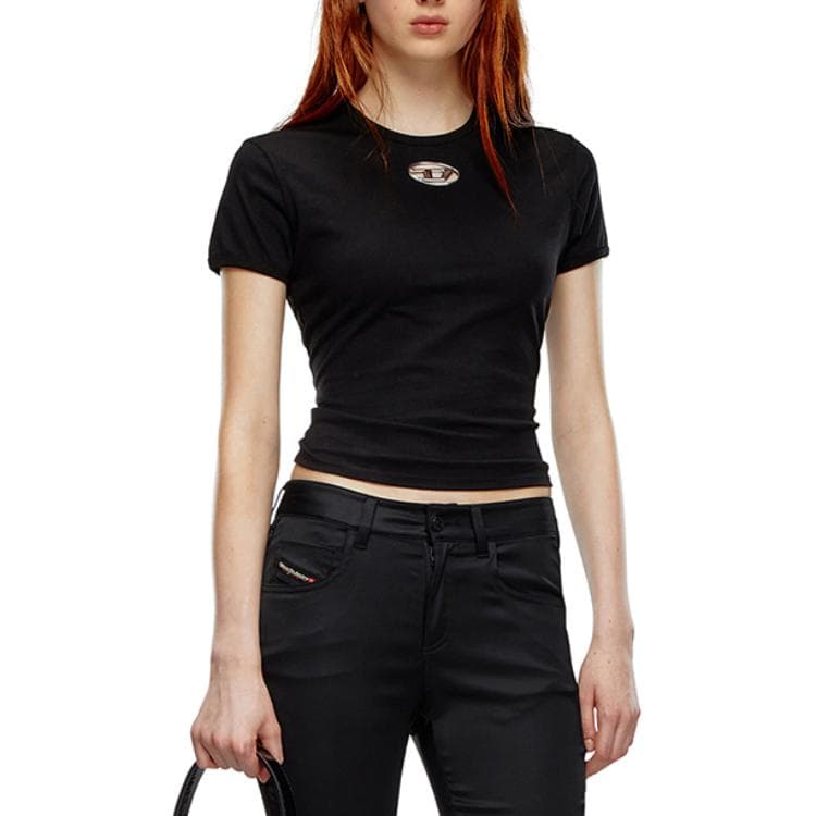 Футболка DIESEL FW24 OVAL-D logo T - изображение 3
