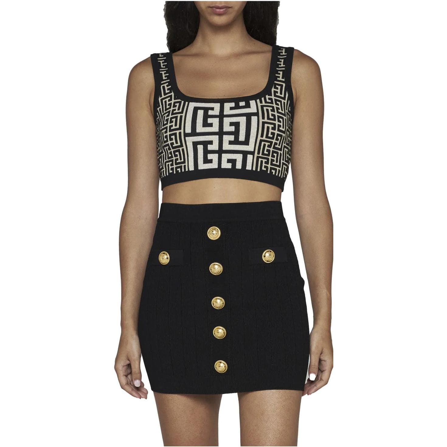 Майка BALMAIN Черные Женские Майки - изображение 2