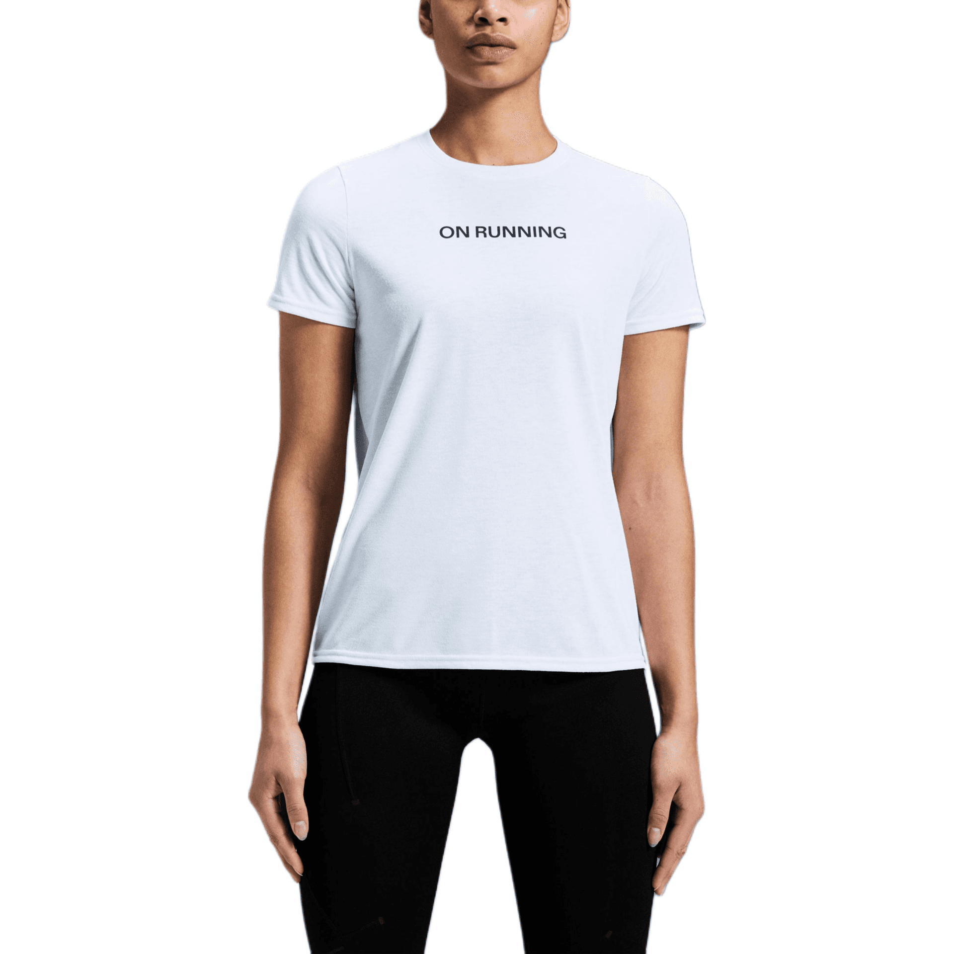 Футболка On Performance T-Shirt Женская Белая - изображение 4