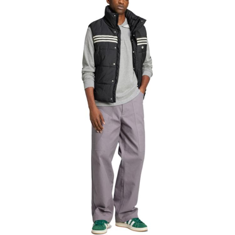 Жилет Adidas Originals 70s С вкладышами GILET Жилет Мужской Черный - изображение 4