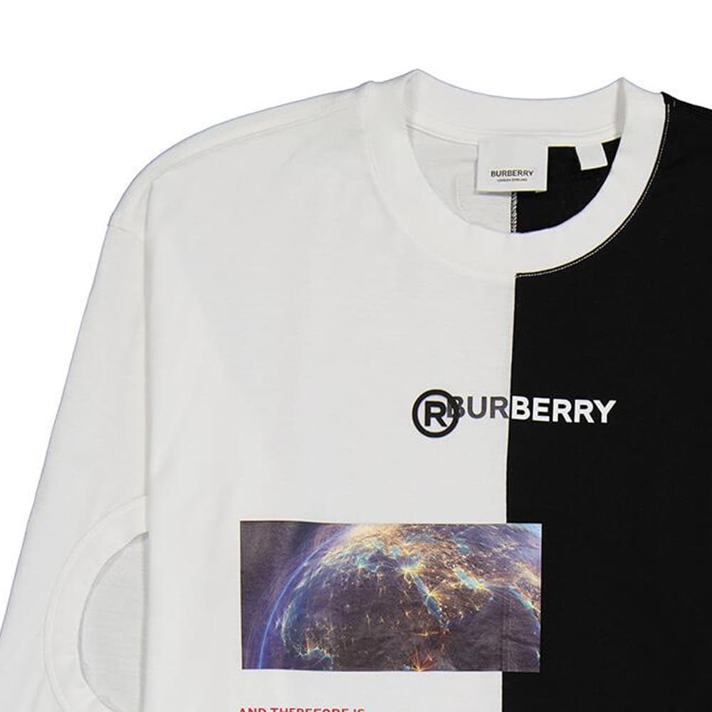 Блузка Burberry SS23 Рубашка Женская Черно-Белая - изображение 2