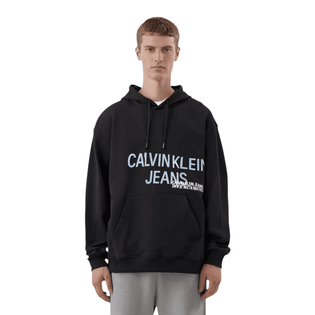 Худи Calvin Klein Logo Hoodie Black - изображение 4