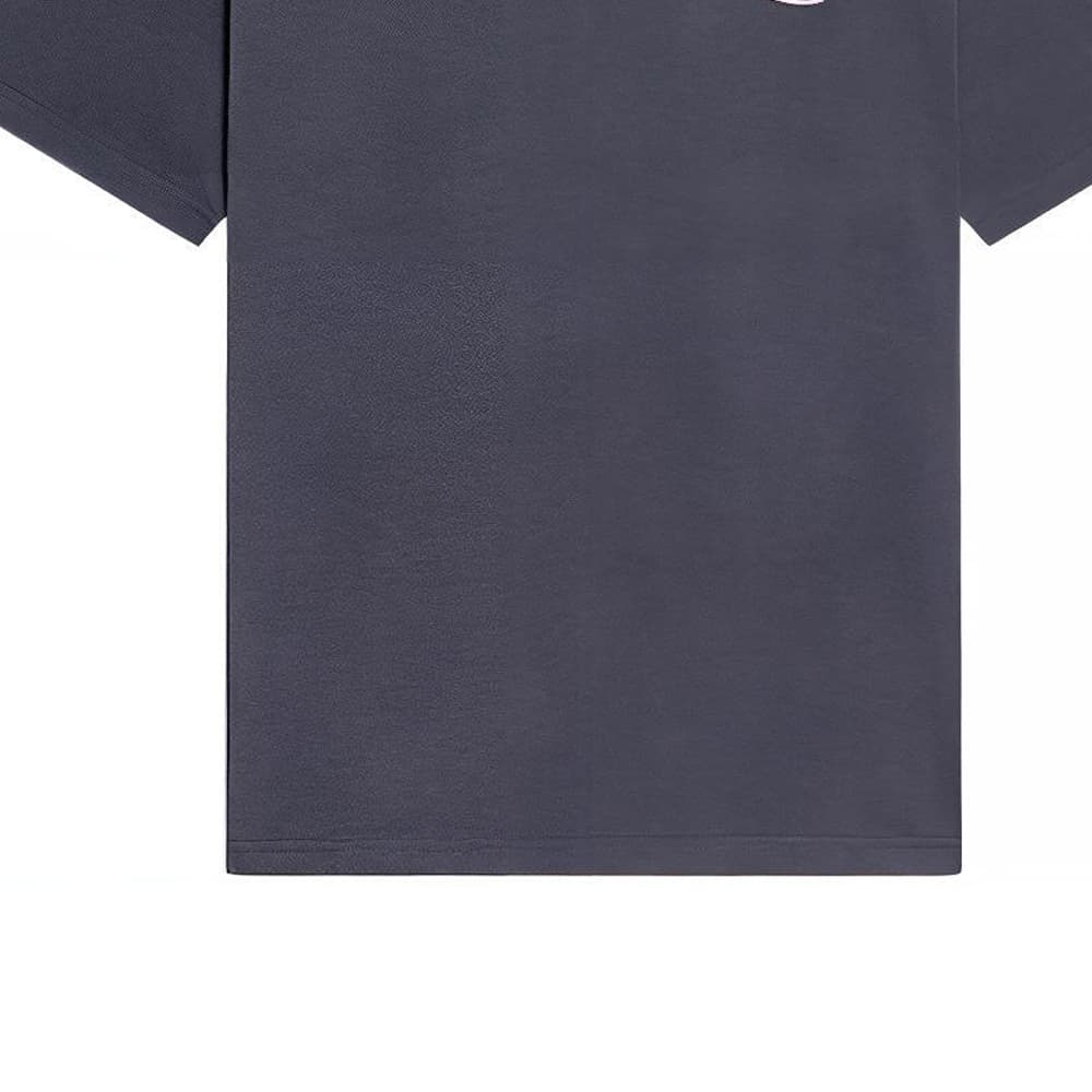 Футболка Balenciaga Logo Print T-Shirt Blue - изображение 6