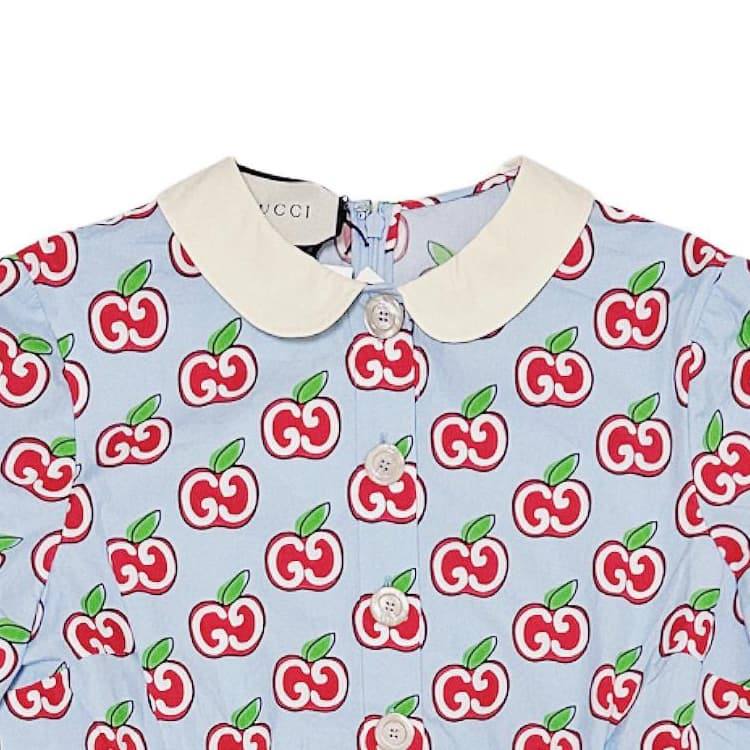 Платье Gucci SS22 Cherry Print Dress - изображение 4