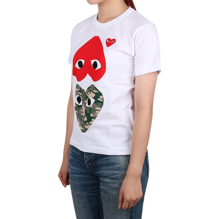 Футболка CDG Play Camouflage T-Shirt - изображение 3