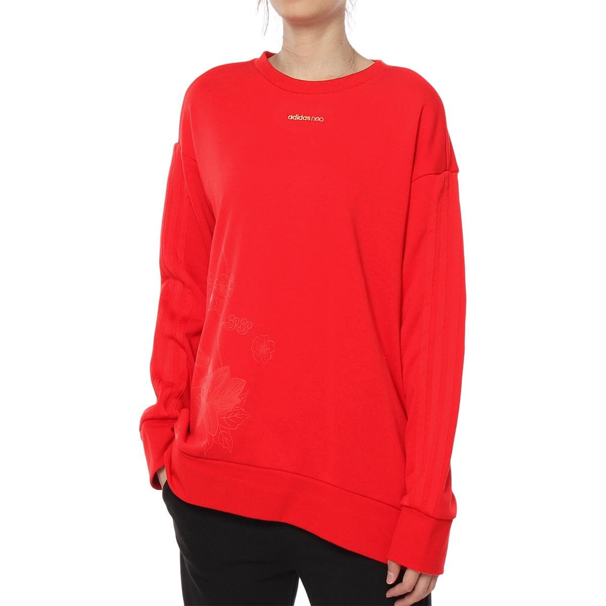 Худи Adidas Neo Толстовка Женское Красное - изображение 2
