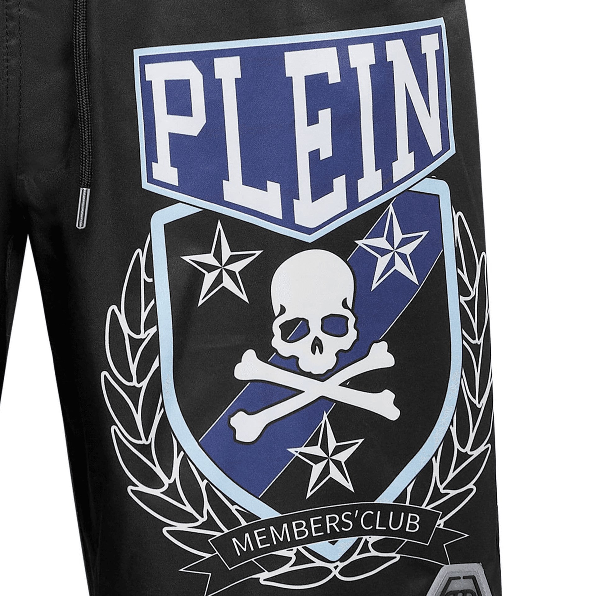PHILIPP PLEIN Пляжные шорты Мужские Черные - изображение 4