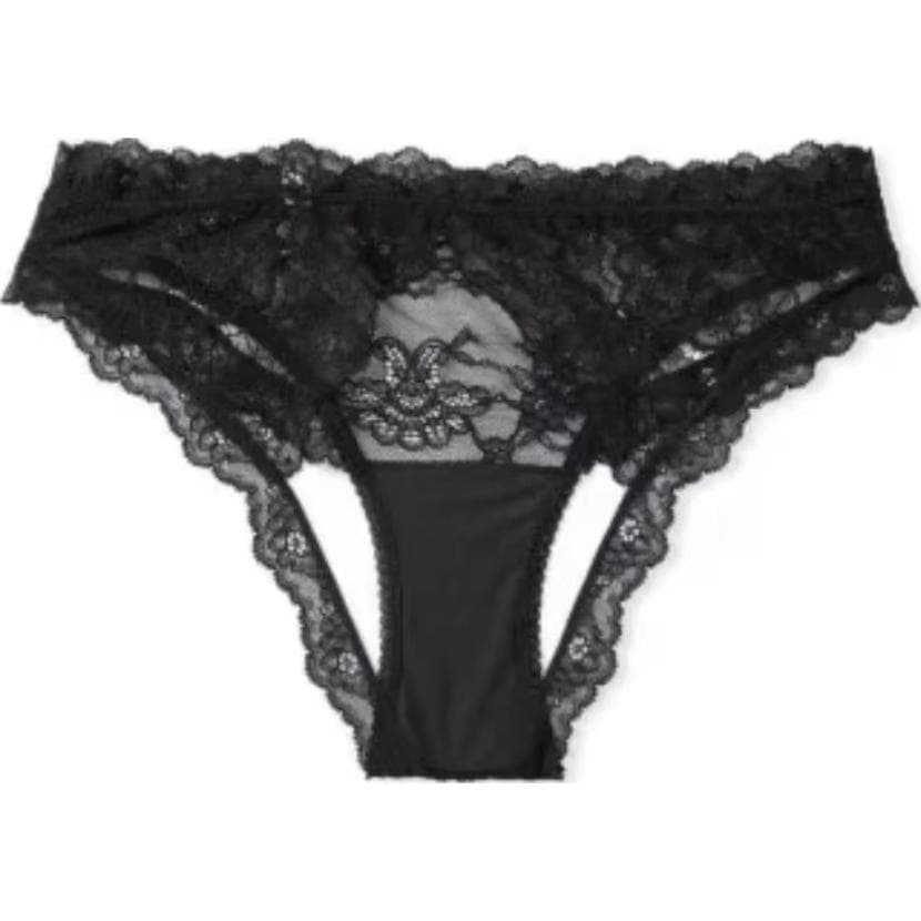 Трусы Victoria's Secret Женское нижнее белье 1 упаковка черного цвета - изображение 1