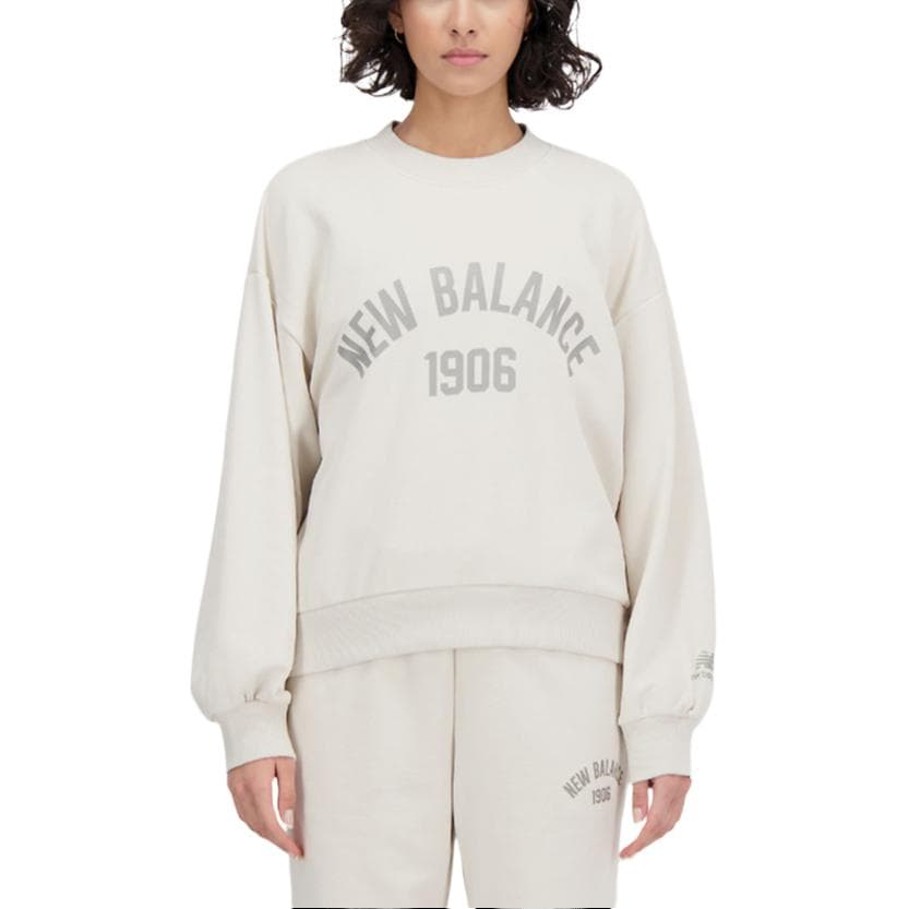 Худи New Balance Athleisure Толстовка Женское белое - изображение 3