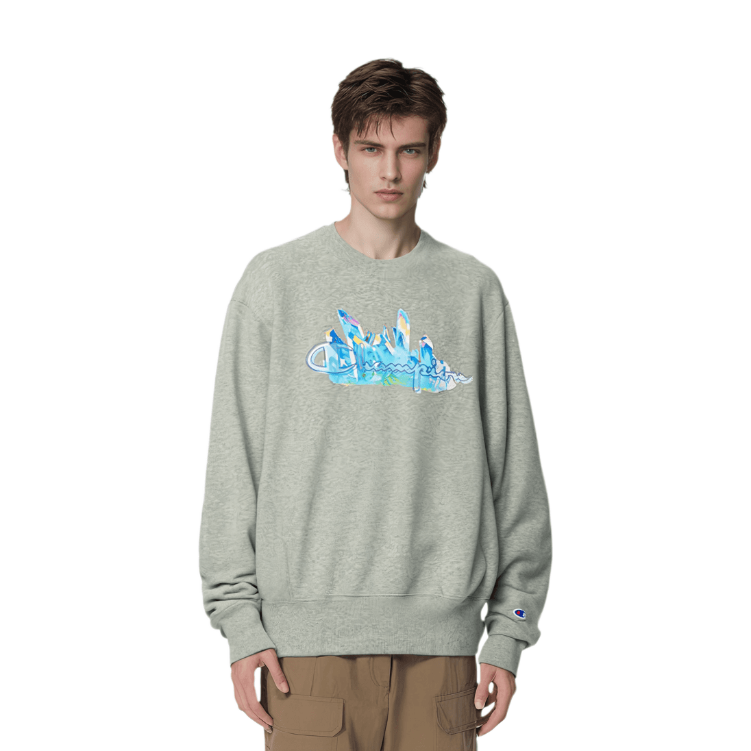 Худи Champion FW22 US Life Logo - изображение 3