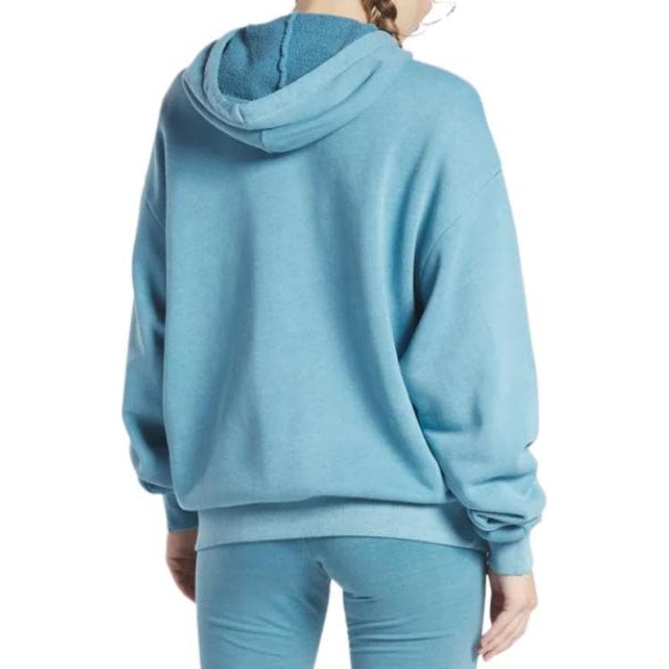 Худи Reebok Синий Женские Толстовки - изображение 3