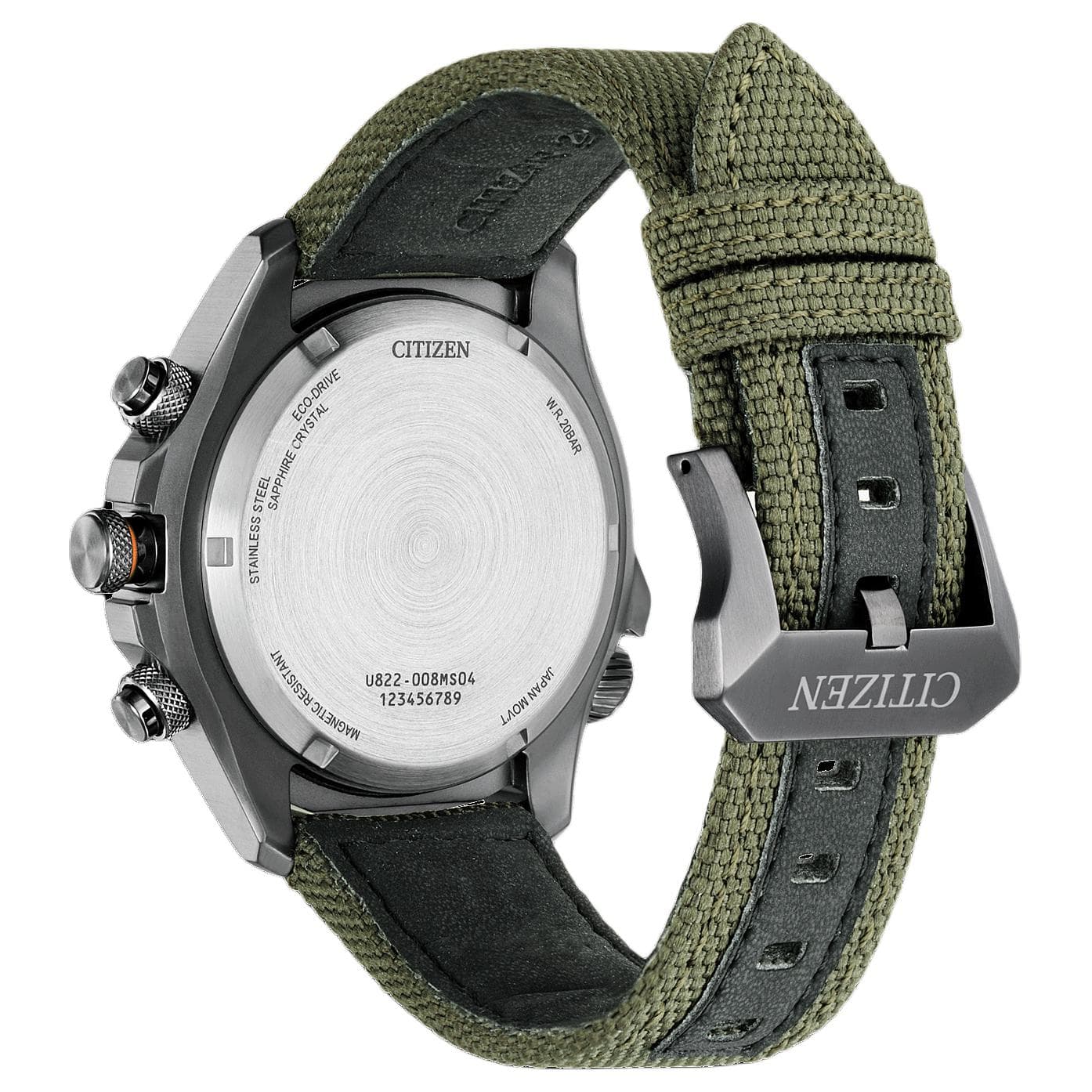 Часы CITIZEN Promaster 200м Водонепроницаемый Освежающий вариант Кварцевый механизм Нейлоновая шнуровка Часы Мужские часы - изображение 2