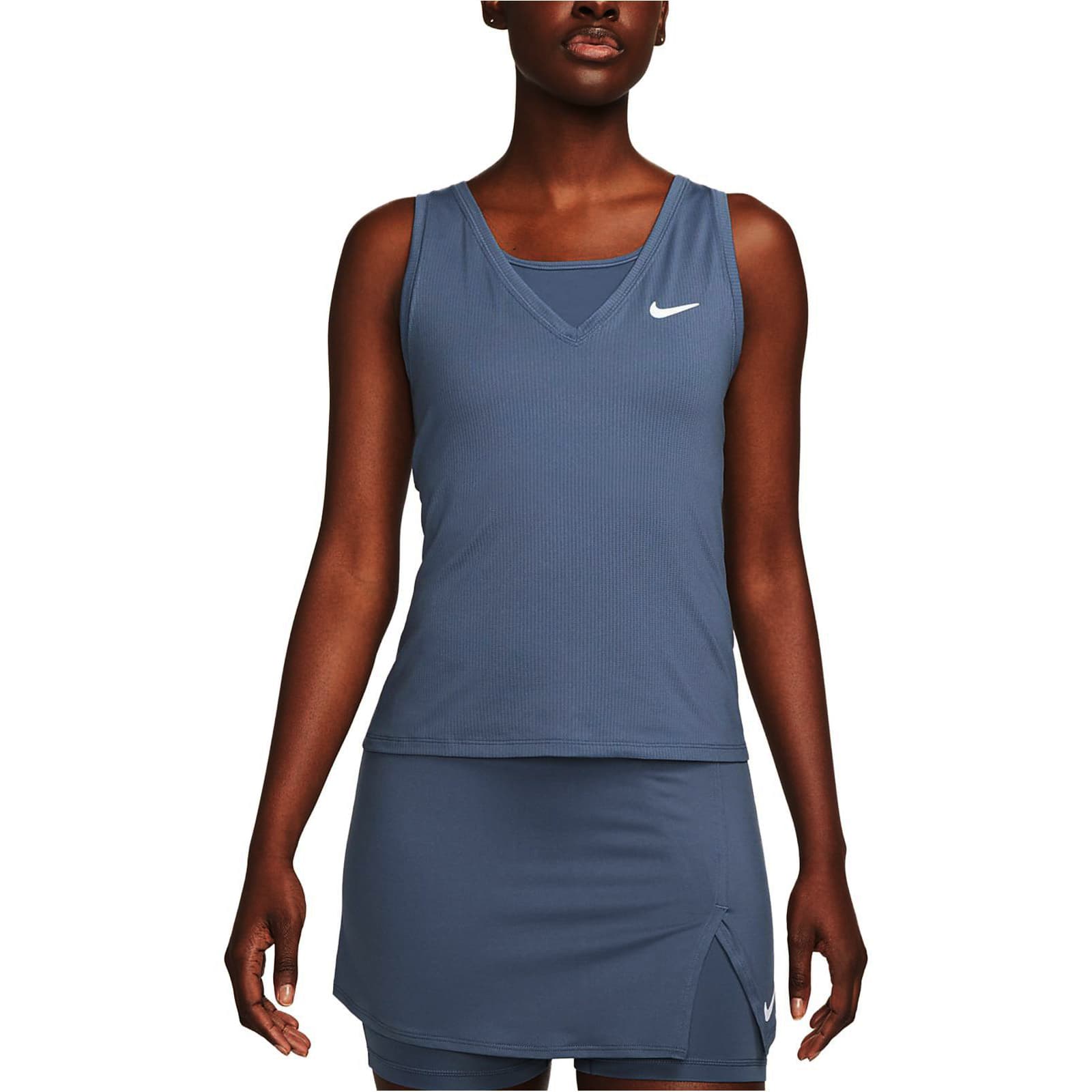 Nike Fen Синий Женские Спортивные Майки Без Рукавов - изображение 3