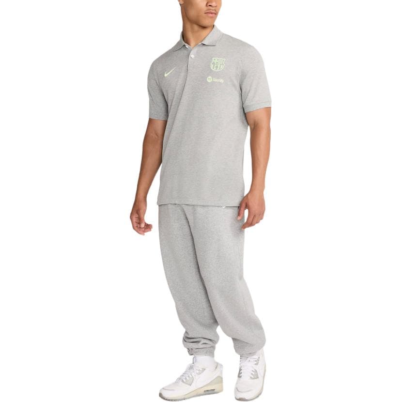 Поло Nike Dri Fit FW24 F.С. Барселона Поло Мужское Темно-Серый - изображение 3