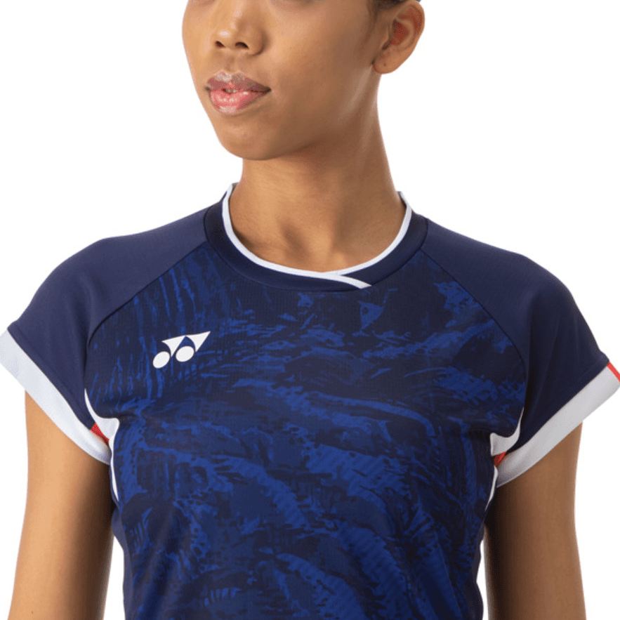 YONEX Badminton Olympic Collection SS24 Падел-бадминтон Джерси Женские Морские - изображение 5