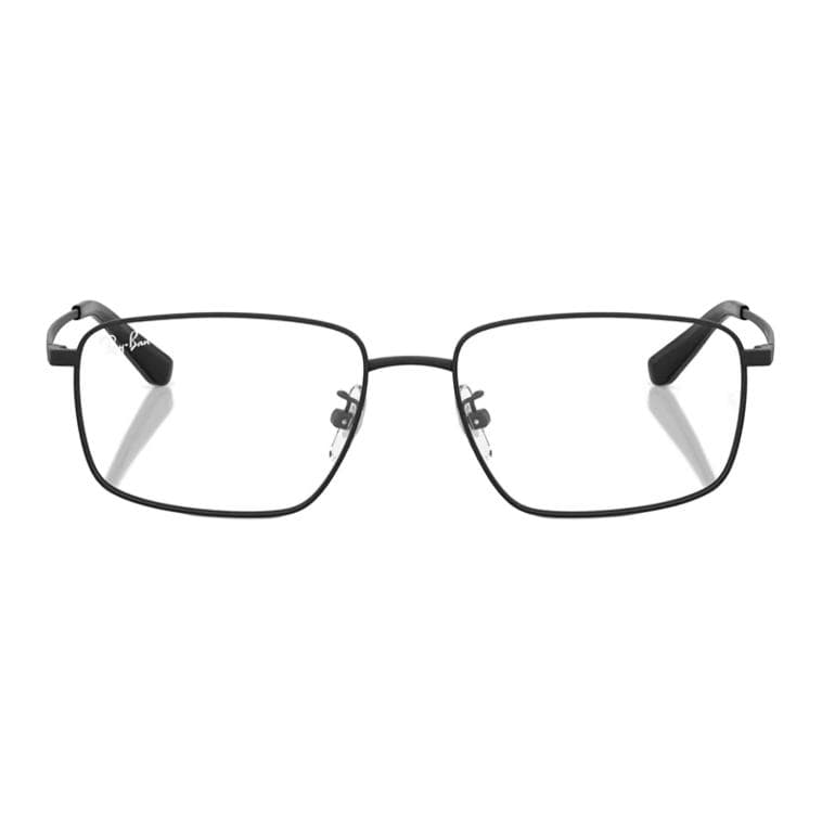 Оправа RayBan Сплав Металл Прямоугольные Оправы для Очков Унисекс Черные - изображение 2