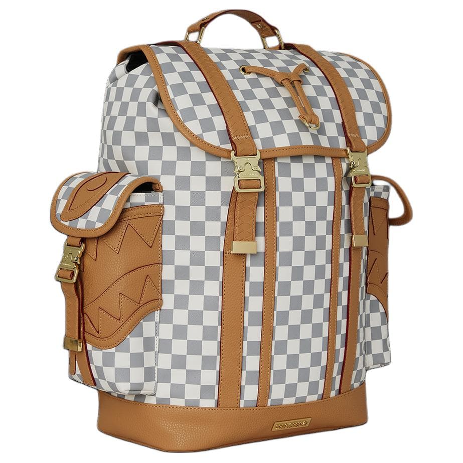 Рюкзак SPRAYGROUND Рюкзак из искусственной кожи унисекс белый-коричневый - изображение 3