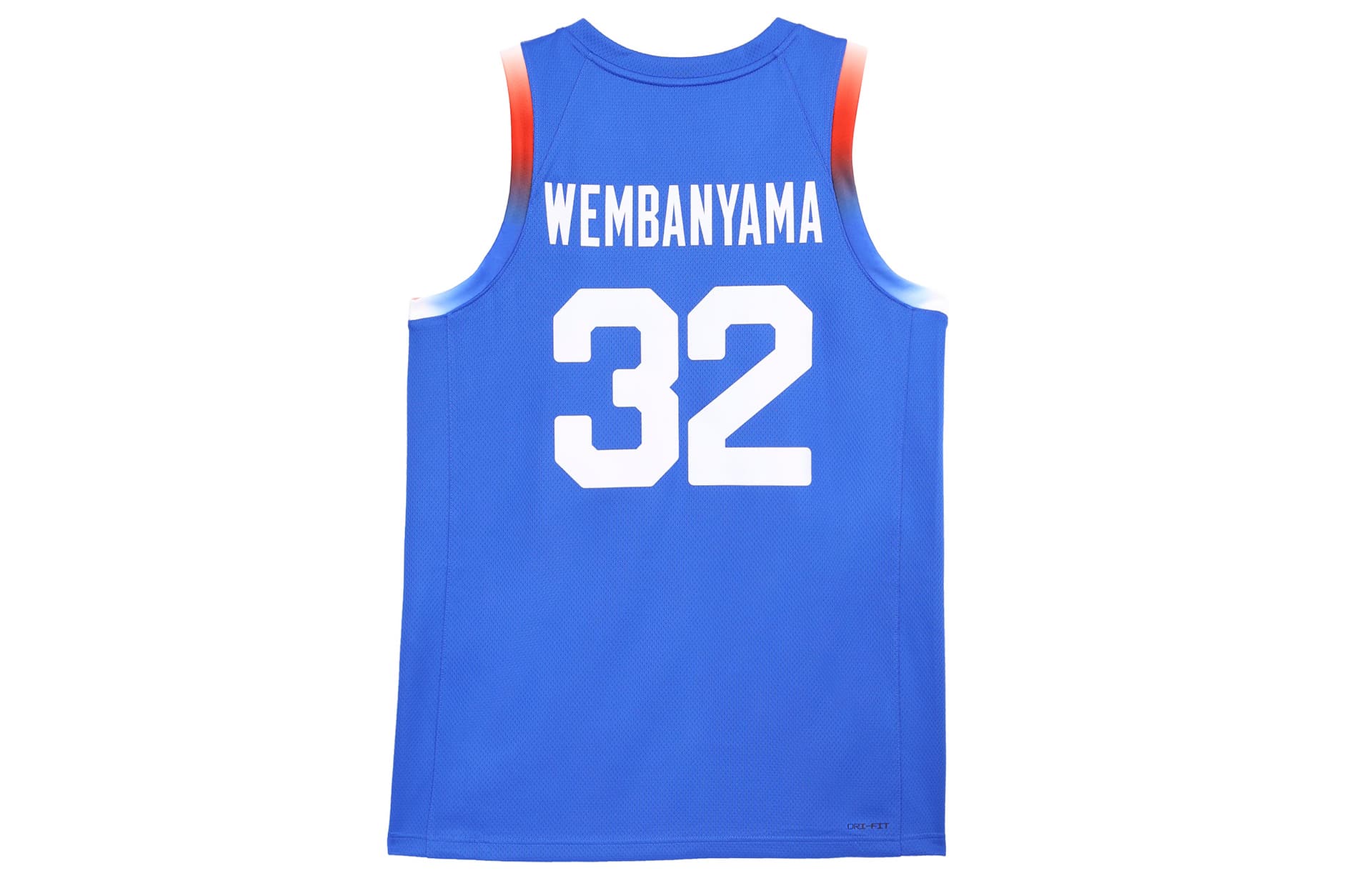 Баскетбольная майка Jordan Victor Wembanyama Blue - изображение 2