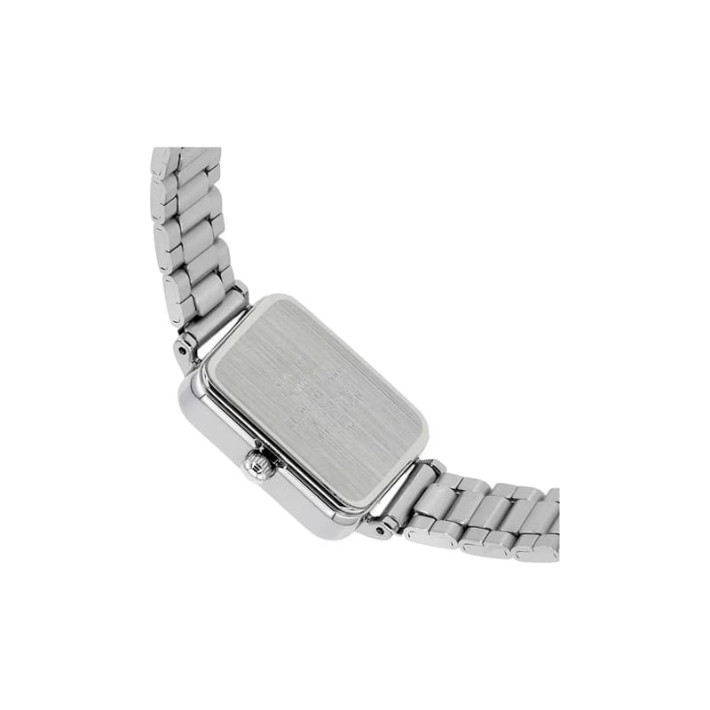 Часы CASIO Элегантные Маленькие Квадратные Кварцевые Механические Часы Женские Часы Серебристый Циферблат - изображение 2