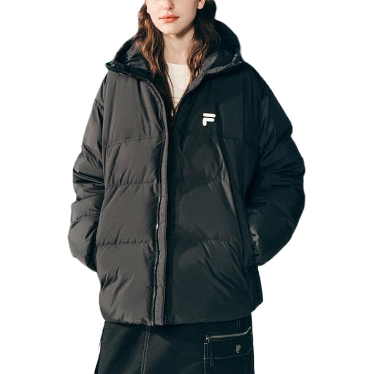 Зимняя куртка FILA FUSION FOB Пуховик Унисекс Черный - изображение 4