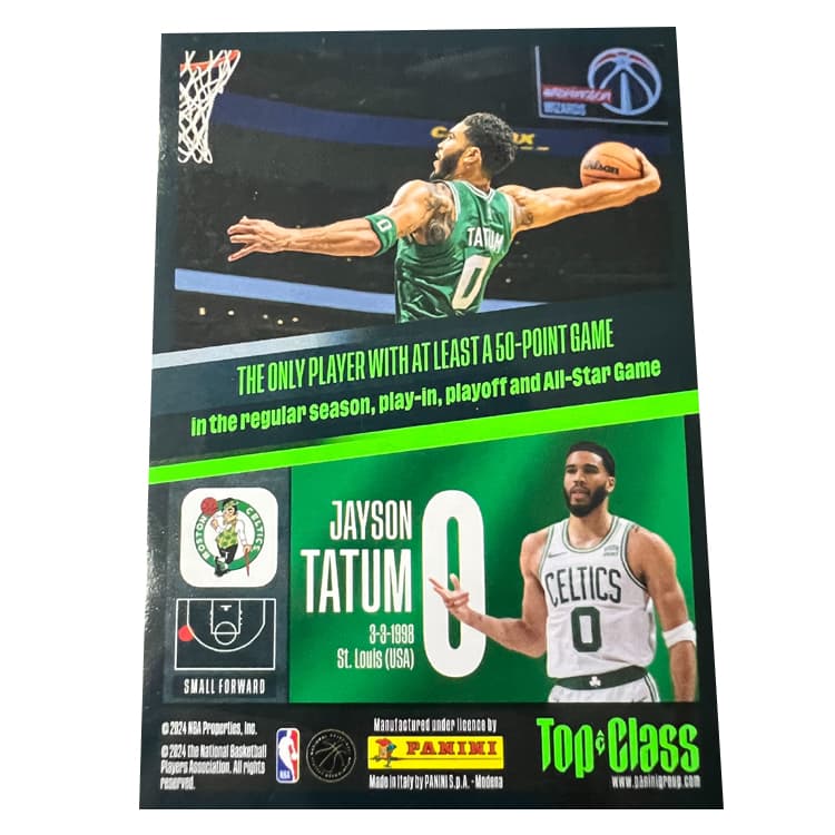 Коллекционные карточки PANINI Celtics Ядерный Коллекция Jayson Tatum TC T-карта Игрок-карта РАРная спортивная карта 1 шт - изображение 2