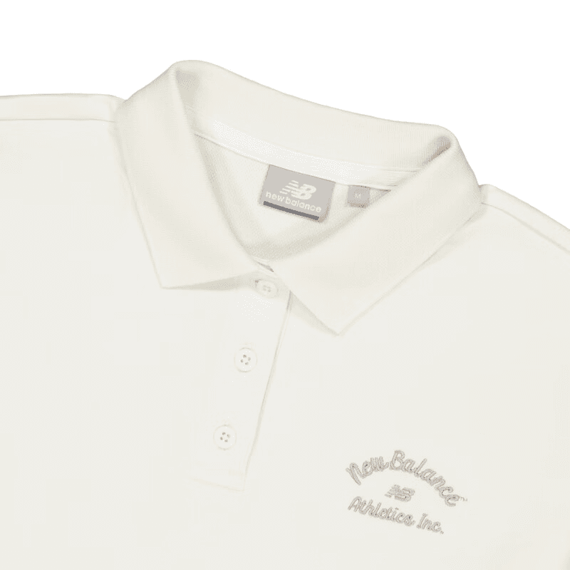 New Balance Polo Shirt Off-White - изображение 4