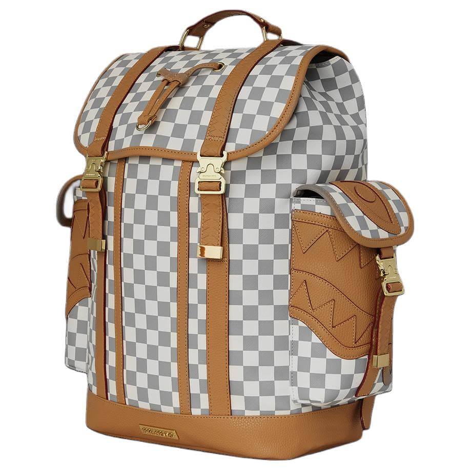 Рюкзак SPRAYGROUND Рюкзак из искусственной кожи унисекс белый-коричневый - изображение 2