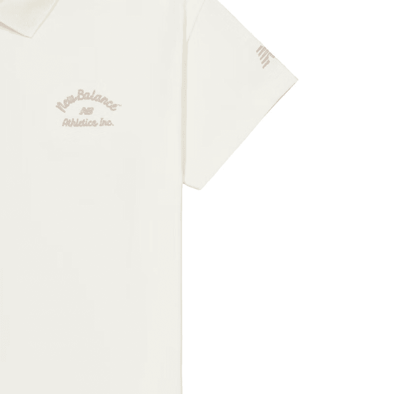 New Balance Polo Shirt Off-White - изображение 5