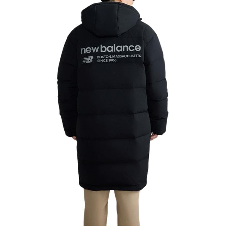 Зимняя куртка New Balance Мужской пуховик черного цвета - изображение 3